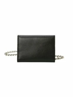 Buy ✨ Black Tri-Fold Chain Wallet 🔔 -Bags & Purses Shop Online 10377813 av1
