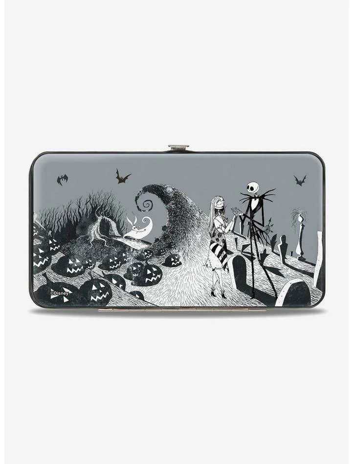 Wholesale ๐ The Nightmare Before ๐ Christmas Jack & Sally Greyscale Hinged Wallet ๐คฉ 4 Wholesale ๐ The Nightmare Before ๐ Christmas Jack & Sally Greyscale Hinged Wallet ๐คฉ - Image 2