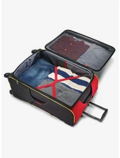 Hot Sale ✔️ Disney Mickey Mouse Pants Carry On Spinner Softside Luggage 👍 -Bags & Purses Shop Online 12550841 av1