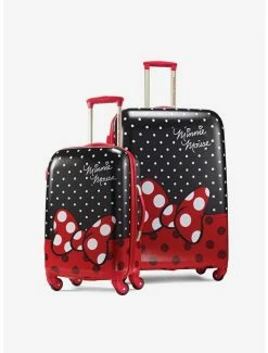 Budget 🤩 Disney Minnie Mouse Red Bow 28 Inch Spinner Hardside Luggage 🥰 -Bags & Purses Shop Online 12550847 av2