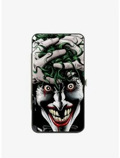 Best Pirce 🧨 DC Comics Joker The Killing Joke Holding Head Pose Hahaha Hinged Wallet 😀