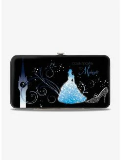 Promo 🧨 Disney Cinderella Countdown To Midnight Hinged Wallet ✔️