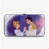 Best Pirce 🛒 Disney Cinderella Prince Ball Scene Crown Icon Hinged Wallet 🛒