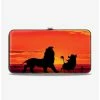Buy 🔥 Disney The Lion King Hakuna Matata Simba Pumbaa Timon Sunset Silhouette Hinged Wallet 😀 -Bags & Purses Shop Online 12576688 hi