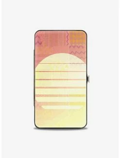 Promo 💯 Disney Lilo & Stitch Hawaii Surf Club Stitch Winking Pose Hinged Wallet ✔️ -Bags & Purses Shop Online 12576718 av1