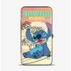 Promo 💯 Disney Lilo & Stitch Hawaii Surf Club Stitch Winking Pose Hinged Wallet ✔️