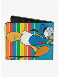 Discount 👍 Disney Donald Duck Beach Ball Pose Bi-Fold Wallet 🎁 -Bags & Purses Shop Online 12578275 av1