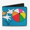 Discount 👍 Disney Donald Duck Beach Ball Pose Bi-Fold Wallet 🎁