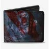 Wholesale 👍 Friday The 13th Logo Jason Machete Blood Splatter Bi-Fold Wallet ⌛