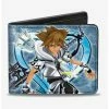 Hot Sale 🌟 Disney Kingdom Hearts II Final Form Sora Pose Logo Keyblades Bi-Fold Wallet 💯 -Bags & Purses Shop Online 12578305 hi