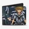 Best Pirce 🎁 Disney Kingdom Hearts II Mickey And Sora Pose Bi-Fold Wallet 🥰 -Bags & Purses Shop Online 12578309 hi
