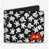 Coupon 👍 Disney Mickey Mouse M Icon Hand Gestures Bi-Fold Wallet 💯 -Bags & Purses Shop Online 12578315 hi