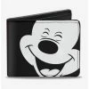 Cheap 🔔 Disney Mickey Mouse Smiling Face Bi-Fold Wallet 🔔