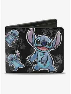 Top 10 🎁 Disney Lilo & Stitch Hibiscus Stitch Sketch Bi-Fold Wallet 😍
