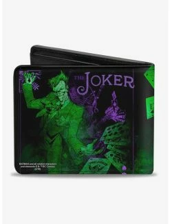 Outlet ✨ DC Comics Joker Card Flipping Poses Bi-Fold Wallet 👏 -Bags & Purses Shop Online 12578343 av1