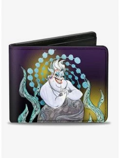 Wholesale ๐ Disney The Little Mermaid Ursula Smiling Sketch Pose Bi-Fold Wallet ๐ฅฐ