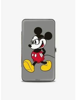 Brand new ✔️ Disney Mickey Mouse Arms Crossed Walking Poses Hinged Wallet ⌛ -Bags & Purses Shop Online 12578426 av1