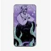 Cheapest 🎁 Disney The Little Mermaid Ursula Smiling Sketch Kelp Hinged Wallet ⭐ -Bags & Purses Shop Online 12578462 hi