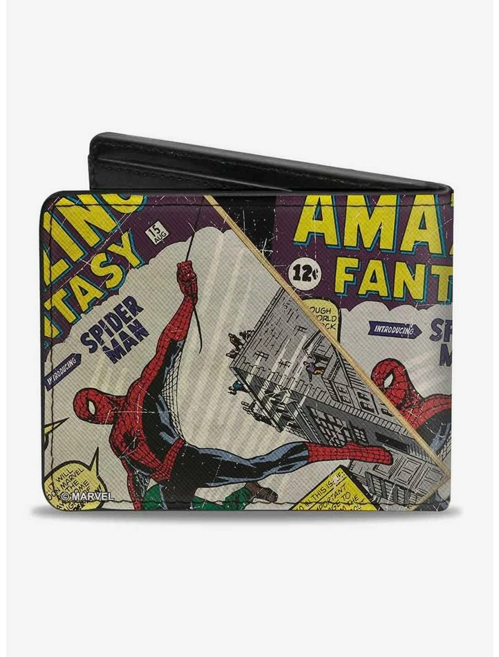 Cheap ๐ฅ Marvel Spider-Man Carrying Man Amazing Fantasy Comic Book Cover Bi-Fold Wallet ๐ฅฐ 4 Cheap ๐ฅ Marvel Spider-Man Carrying Man Amazing Fantasy Comic Book Cover Bi-Fold Wallet ๐ฅฐ - Image 2