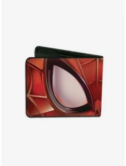Promo 🔔 Marvel Spider-Man Eyes Close Up Bi-Fold Wallet 🛒 -Bags & Purses Shop Online 12578478 av1