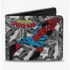Best Sale 🌟 Marvel Spider-Man: The Amazing Spider Man Stacked Comic Books Action Poses Bi-Fold Wallet 🛒 -Bags & Purses Shop Online 12578492 hi