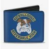 New 🛒 Riverdale High Bulldog Mascot Go Bulldogs Bi-Fold Wallet ❤️ -Bags & Purses Shop Online 12578496 hi