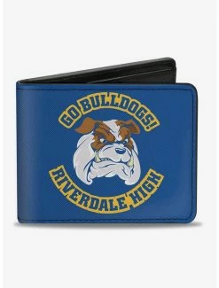 New 🛒 Riverdale High Bulldog Mascot Go Bulldogs Bi-Fold Wallet ❤️