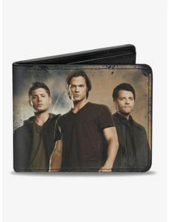 Wholesale 🎉 Supernatural Dean Sam Castiel Nothing In Our Lives Is Simple Bi-Fold Wallet 🤩