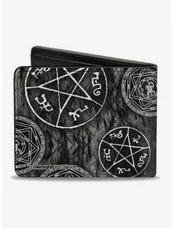 New 💯 Supernatural Devils Trap Pentagrams Bi-Fold Wallet 🌟 -Bags & Purses Shop Online 12578530 av1