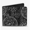 New 💯 Supernatural Devils Trap Pentagrams Bi-Fold Wallet 🌟 -Bags & Purses Shop Online 12578530 hi