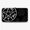 Flash Sale 🎉 Supernatural Devils Trap Symbol Scattered Hinged Wallet ✔️ -Bags & Purses Shop Online 12578532 hi