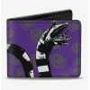 Flash Sale 🧨 Beetlejuice Sandworm Swirls Bi-Fold Wallet 😍 -Bags & Purses Shop Online 12578556 hi