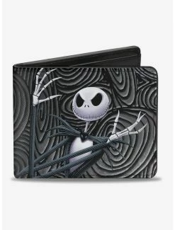Best reviews of 🧨 The Nightmare Before 🎄 Christmas Jack Arms Crossed Jack Swirls Bi-Fold Wallet 👏
