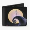 Buy 💯 The Nightmare Before 🔔 Christmas Jack Full Moon Pose Pumpkin Patch Bi-Fold Wallet 🎉 -Bags & Purses Shop Online 12578566 hi