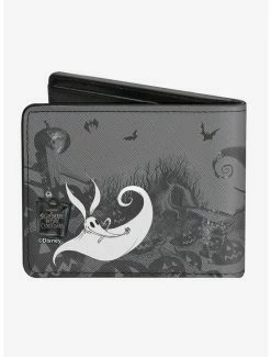 Top 10 🌟 The Nightmare Before 🔔 Christmas Jack Sally Zero Cemetery Scene Bi-Fold Wallet 🎁 -Bags & Purses Shop Online 12578568 av1