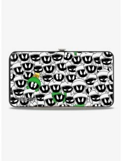 Deals 💯 Looney Tunes Marvin the Martian Ray Gun Pose Hinged Wallet 👍 -Bags & Purses Shop Online 12799729 av1