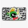 Deals 💯 Looney Tunes Marvin the Martian Ray Gun Pose Hinged Wallet 👍