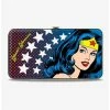Cheapest 👏 DC Comics Wonder 👩 Woman Stars Hinged Wallet 🤩 -Bags & Purses Shop Online 12799755 hi