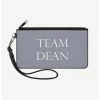 Wholesale 🥰 Supernatural Team Dean Text Wallet Canvas Zip Clutch 💯