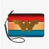 Cheapest 🧨 DC Comics Wonder 👩 Woman Icon Stripe Wallet Canvas Zip Clutch 🔔 -Bags & Purses Shop Online 12883382 hi