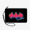 Buy 🥰 DC Comics Batman Icon Logo Wallet Canvas Zip Clutch ⌛
