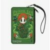 Cheapest 😉 DC Comics Chibi Poison Ivy And The Sirens Of Gotham City Wallet Canvas Zip Clutch 🌟