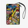 Brand new 🤩 DC Comics Classic Action Comics And Superman Comic Book Covers Stacked Wallet Canvas Zip Clutch 🛒 -Bags & Purses Shop Online 12883588 hi