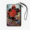 Buy 😉 Deadpool 2016 Issue 1 Parade Balloon Cover Pose Wallet Canvas Zip Clutch 👏