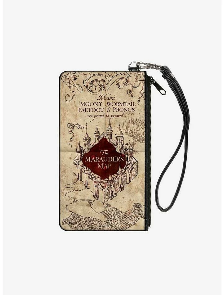 Deals ⭐ Harry Potter Hogwarts Marauders Map Wallet Canvas Zip Clutch ⌛ 3 Deals ⭐ Harry Potter Hogwarts Marauders Map Wallet Canvas Zip Clutch ⌛