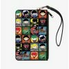 Deals 👏 DC Comics Justice League Comics 12 Chibi Character Pose Blocks Wallet Canvas Zip Clutch 👏 -Bags & Purses Shop Online 12883698 hi