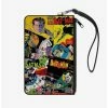 Best reviews of 🥰 DC Comics Retro Batman 6 Comic Book Covers Stacked Wallet Canvas Zip Clutch 🤩