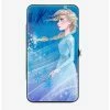 Best deal ✔️ Disney Frozen 2 Elsa Swirling Snowflakes Pose Hinge Wallet 👍 -Bags & Purses Shop Online 13112113 hi