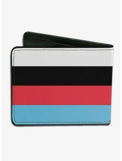 Outlet 🤩 Spongebob Squarepants Mocking Pose Striped Bi-fold Wallet 🥰 -Bags & Purses Shop Online 13112213 av1