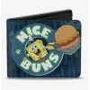 Best Sale ❤️ Spongebob Squarepants Nice Buns Bi-fold Wallet 🎉